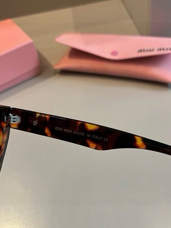 Miu Miu Amber-Tinted Cat-Eye Sunglasses main image 5